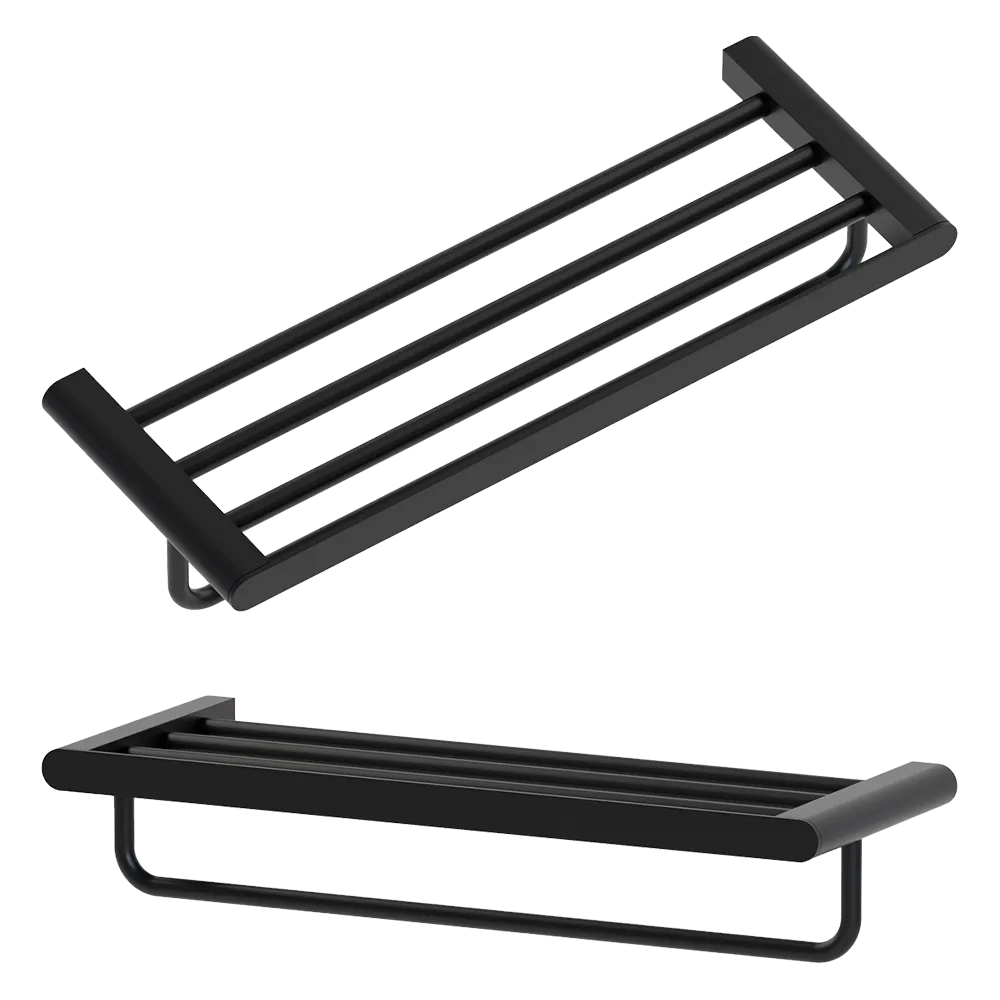 SANTECH ALLIANZ - Shelf for towels with rod Artwelle 7781 3D Model