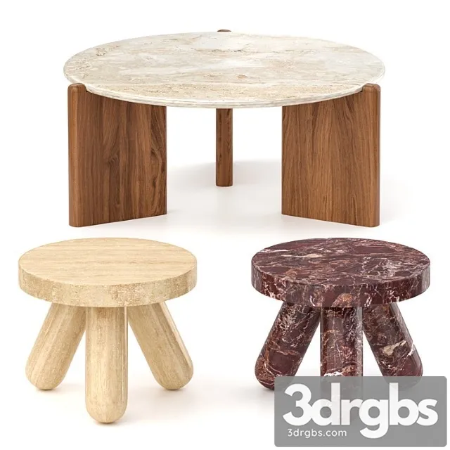 Santoro And Jaxx Coffee And Side Tables 1 3D Model Download