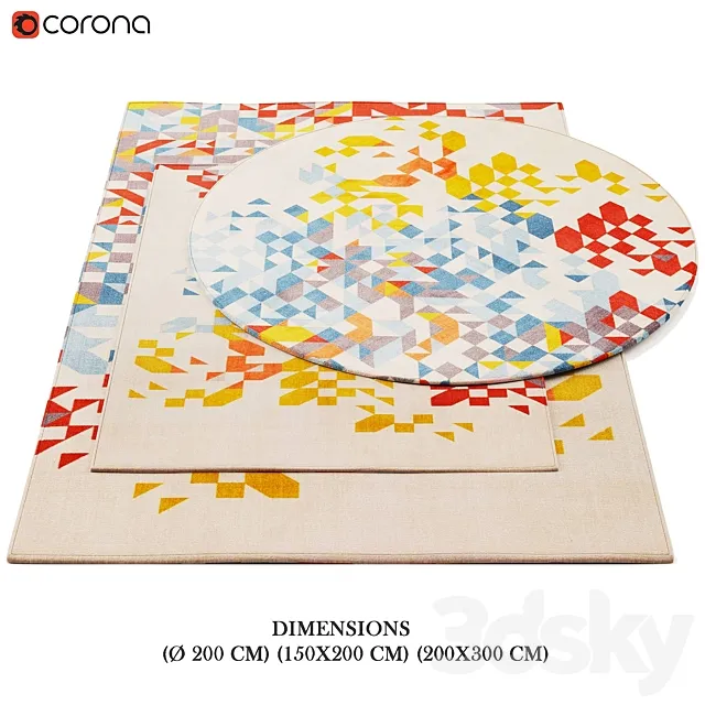 Sapore di Mare Rugs 3D Model