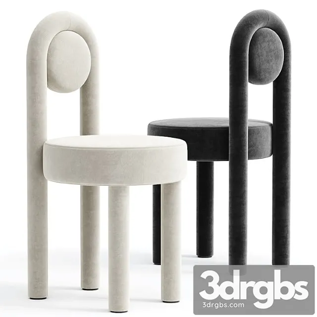 Sarah Sherman Samuel Arched Kids Desk Chair 3D Model Free