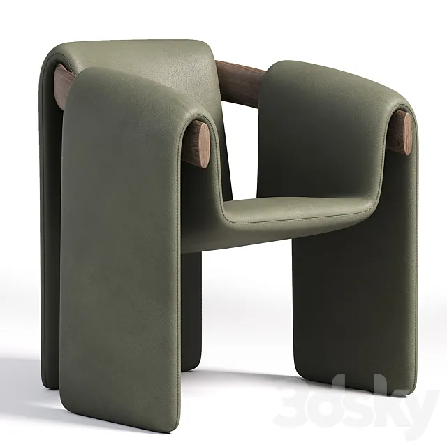 Sari lounge chair 3D Model