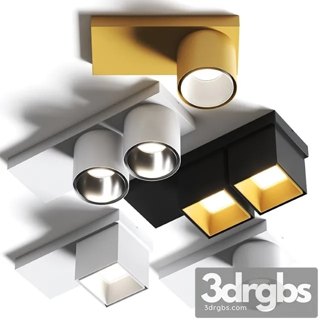 Sasso Bese By Xal Ceiling Lamp 3D Model Free