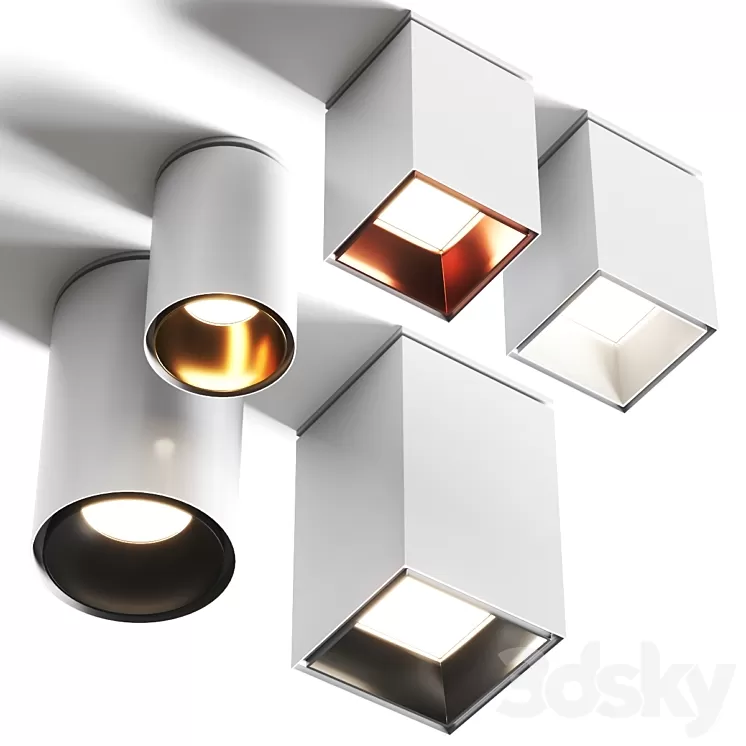 Sasso by Xal Ceiling Lamp 3D Model Free Download