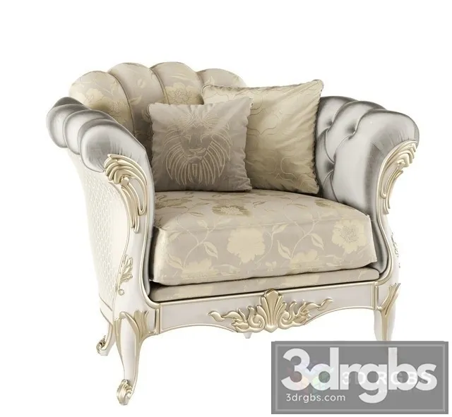 Sat Brera Armchair 3D Model Free