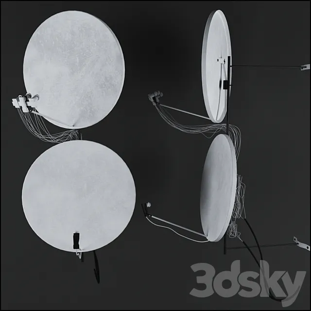 satellite Dishes 3D Model
