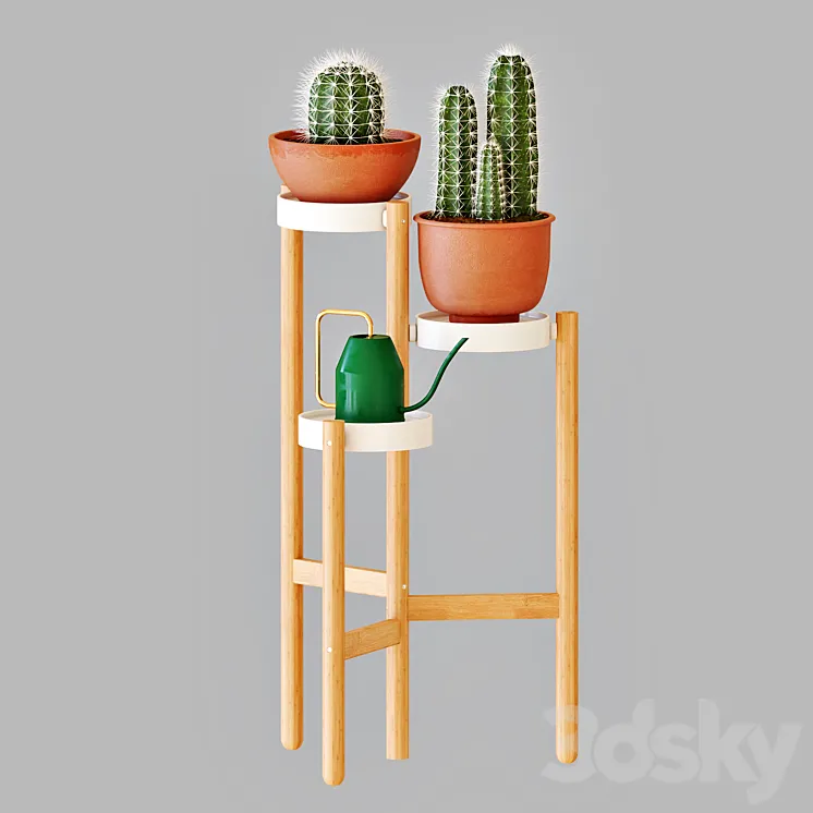 SATSUMAS Plant Stand 2 3D Model Free