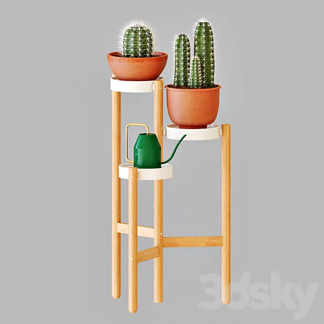 SATSUMAS Plant Stand 2 3DModel