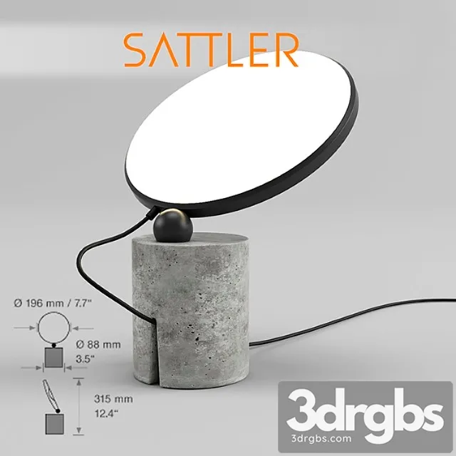 Sattler Table Lamp Avveni 3D Model Free