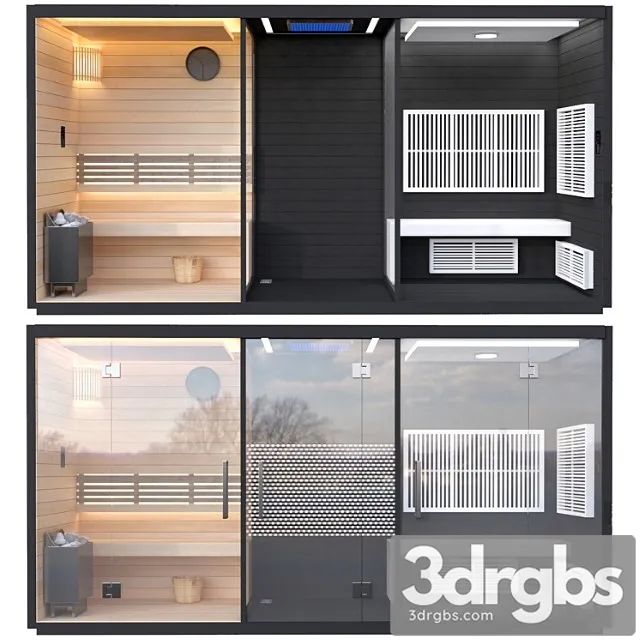 Sauna 5 3D Model Free