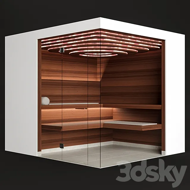Sauna Klafs Aurora 3D Model