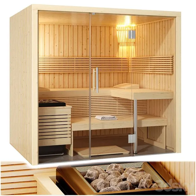 Sauna Sentiotec Panorama Small 3D Model