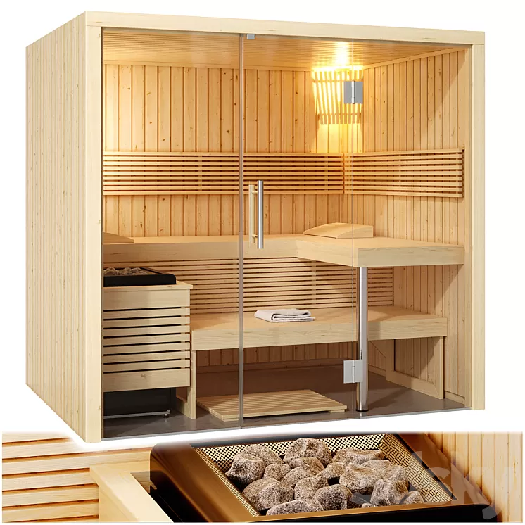 Sauna Sentiotec Panorama Small 3D Model
