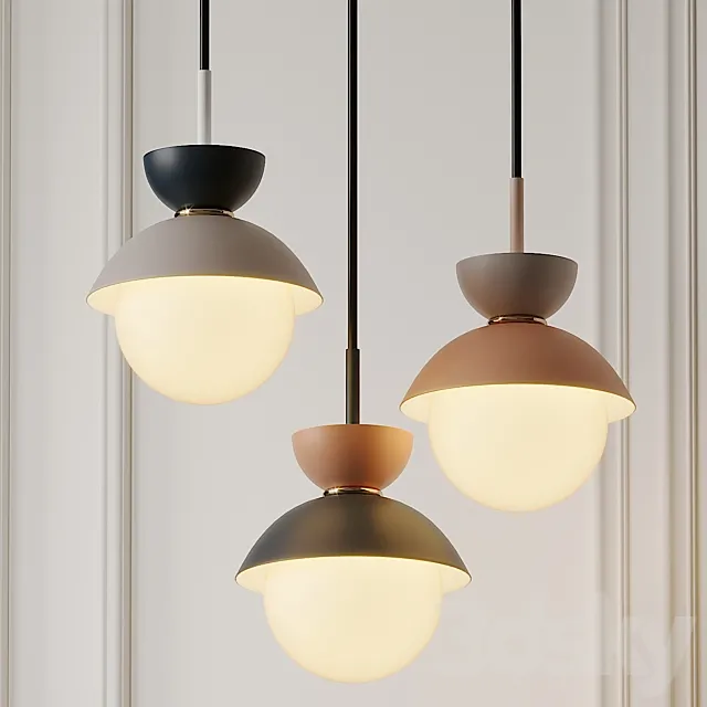 Savie Metal Pendant Light 3DModel