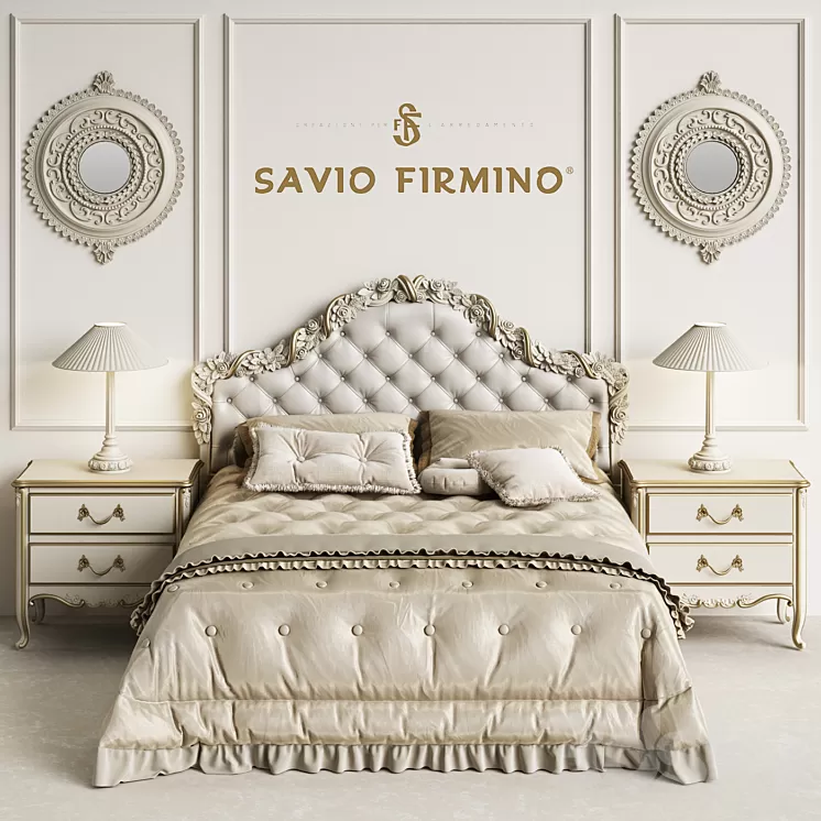 Savio Firmino 1696 Bedroom 3D Model