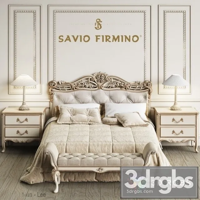 Savio Firmino 1773 Bedroom 3D Model Free