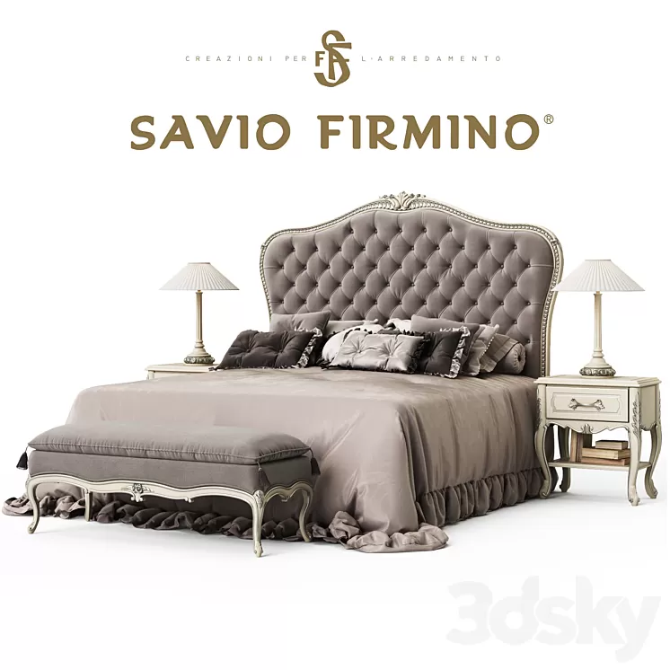 Savio Firmino 3141 Bed 3D Model