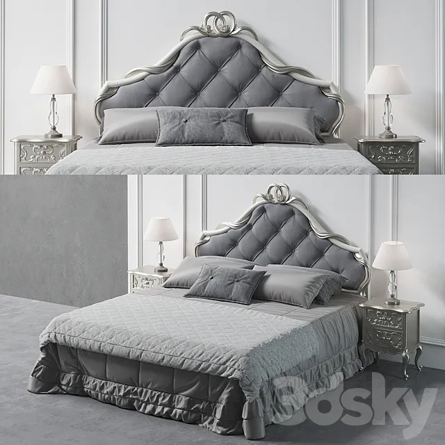 Savio Firmino Bed 1958 3DModel