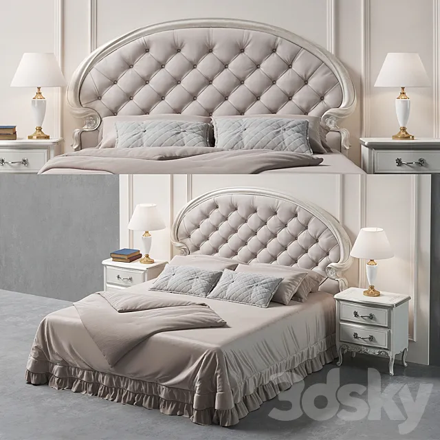 Savio Firmino Bed 1991 and 1953 3DModel