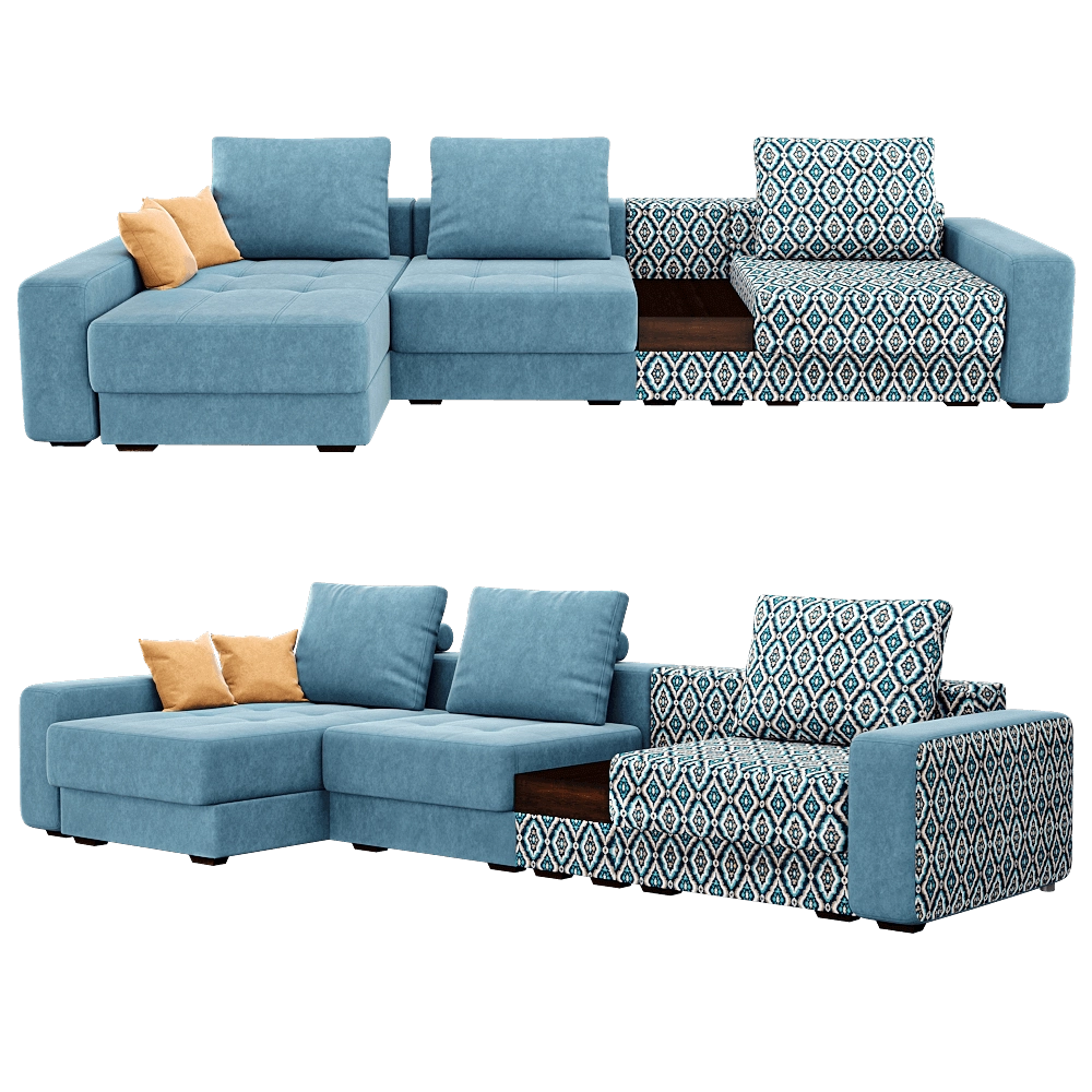 Savlukov Mebel - Corner sofa Oksford 3D Model