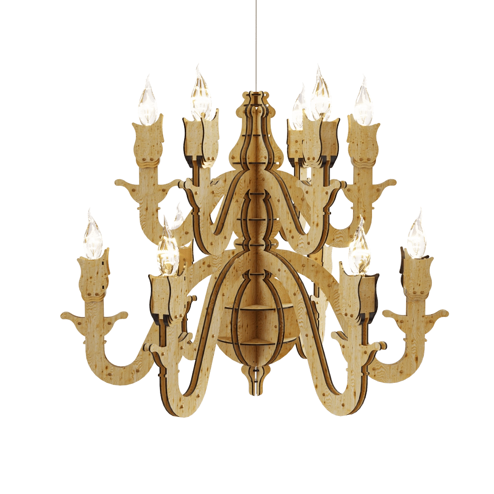 Savlukov Mebel - Pendant lamp Electic 6+6 3D Model