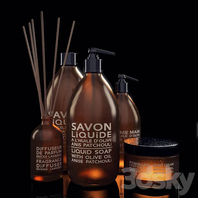 savon liquid soap 3D Model