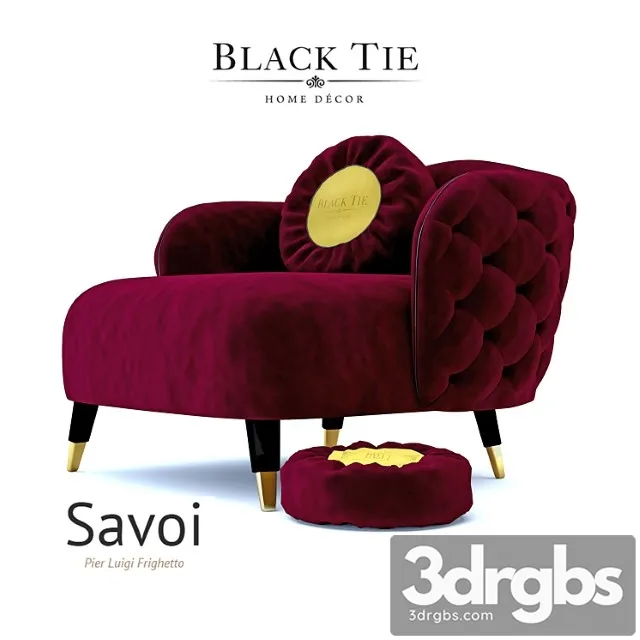 Savoy Armchair 1 3D Model Free