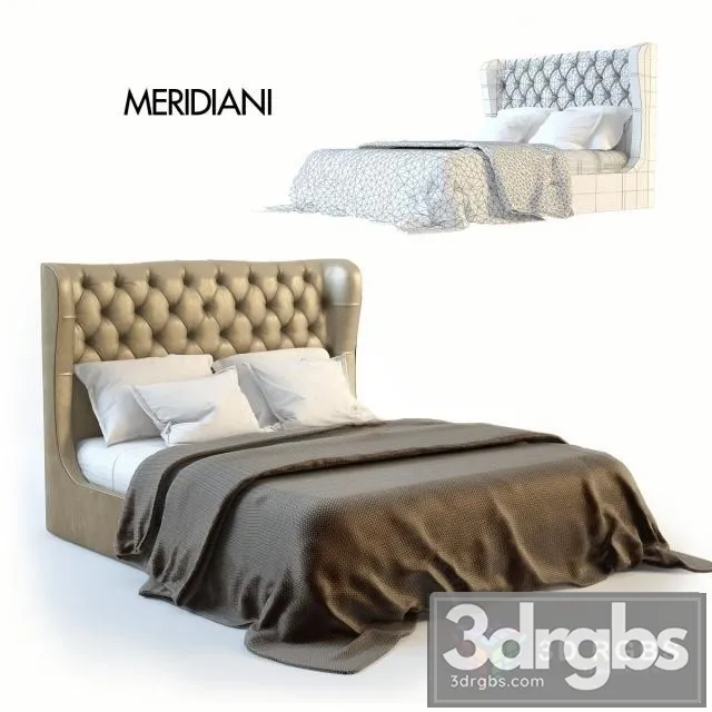 Sawa Meridiani Loren Bed 3D Model Free