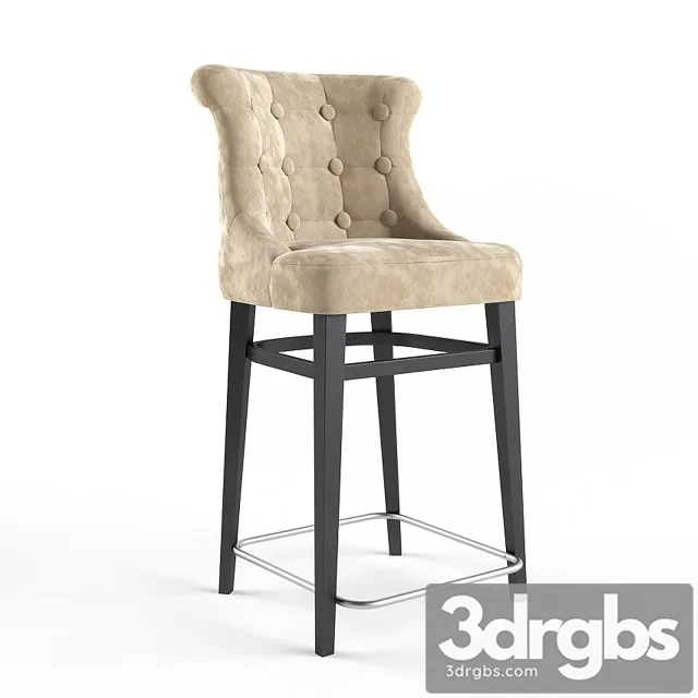 Sawaya Moroni Bar Chair 3D Model Free