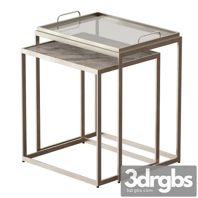 Saylor Nesting End Tables 3D Model Free
