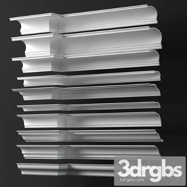 Sbornik Karnizov Orac Decor P 7 3D Model Free