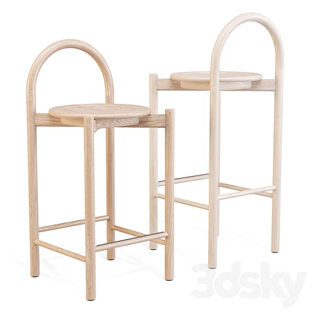 SBW Australia: Halo - Bar and Counter Stool 3D Model