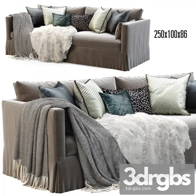 SC Bordeaux Sofa 3D Model Free