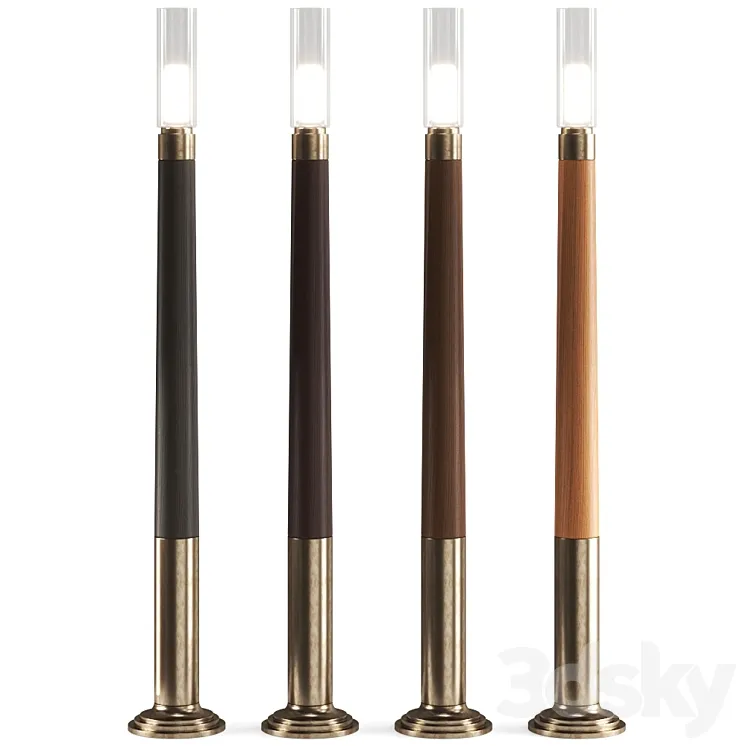 Sc1011 Percorsi by Oak Designer Luca Scacchetti Floor Lamp 3D Model Free