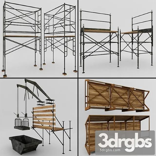 Scaffolding and Structures 3D Model Free