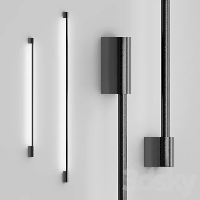 SCAN LED Wall Light 3D Model