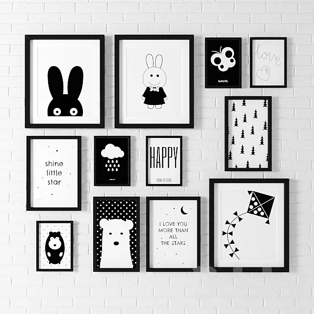 Scandi pictures 3DModel