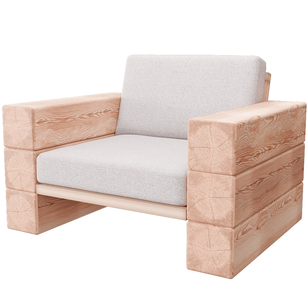 Scandicsofa - Armchair Gras 3D Model