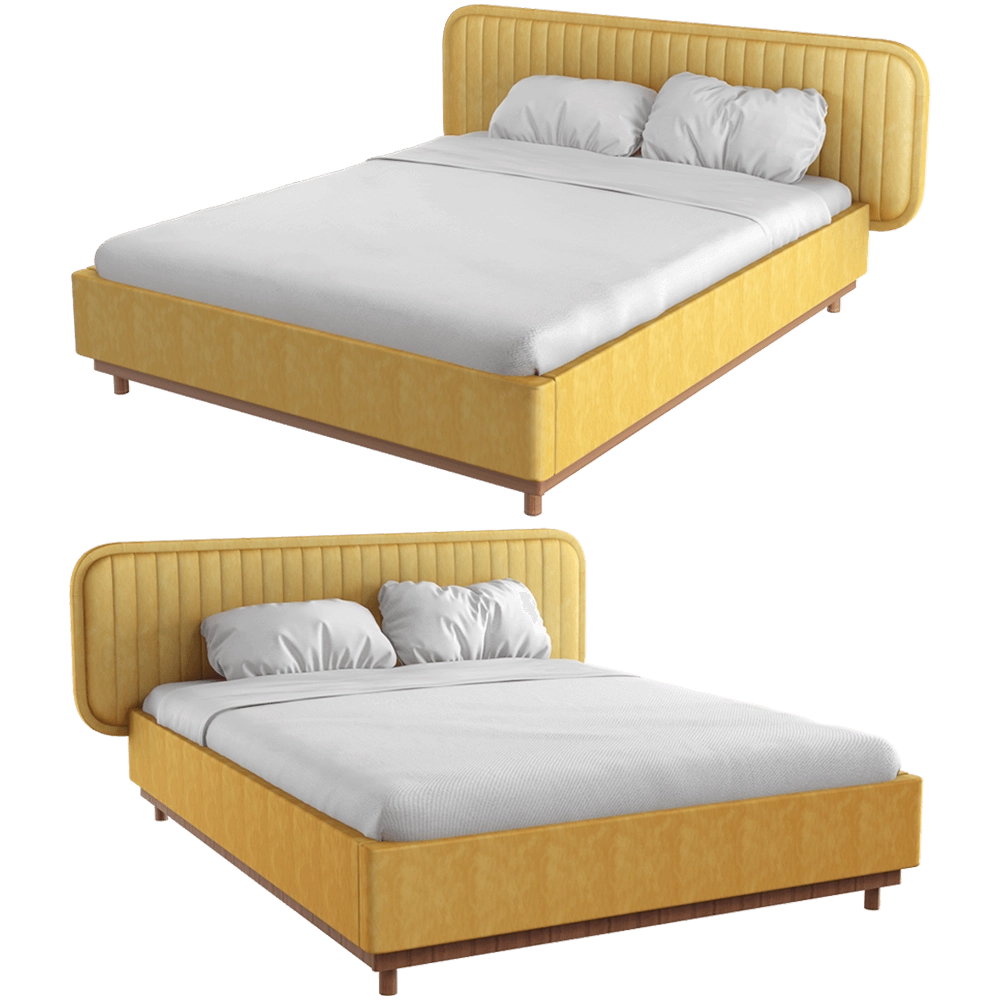 Scandicsofa - Bed Delicate 3D Model
