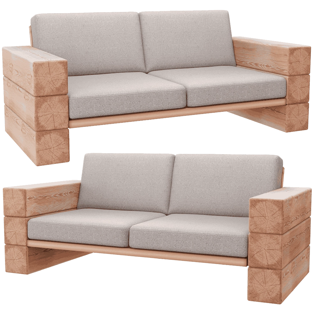 Scandicsofa - Sofa Gras 2 3D Model