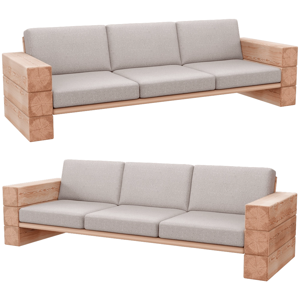 Scandicsofa - Sofa Gras 3 3D Model