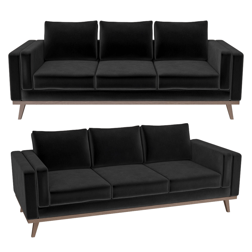 Scandicsofa - Sofa Nenuphar 3 seater 2 3D Model