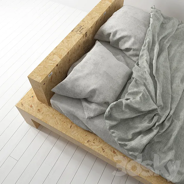 Scandinavian bed Free Download