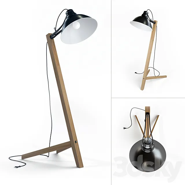 Scandinavian floor lamp Free Download