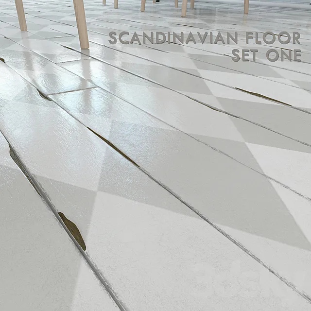 Scandinavian floor set 1 3DModel