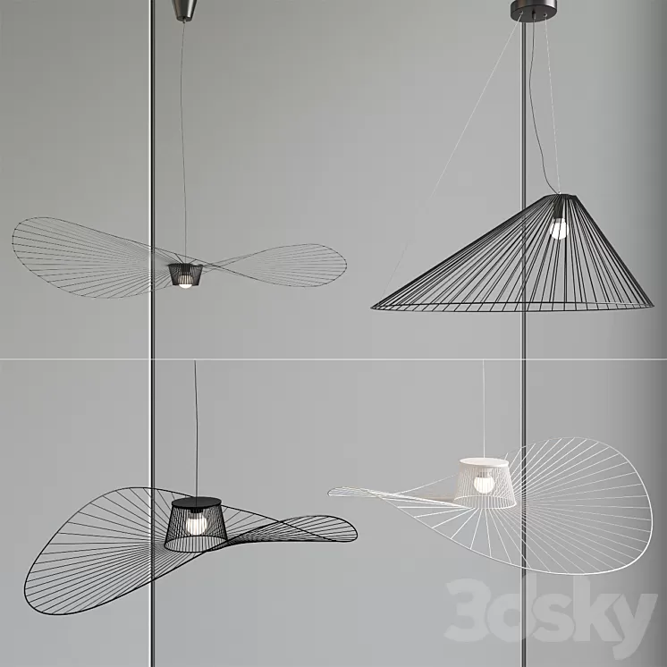Scandinavian pendant lamps 025 3D Model