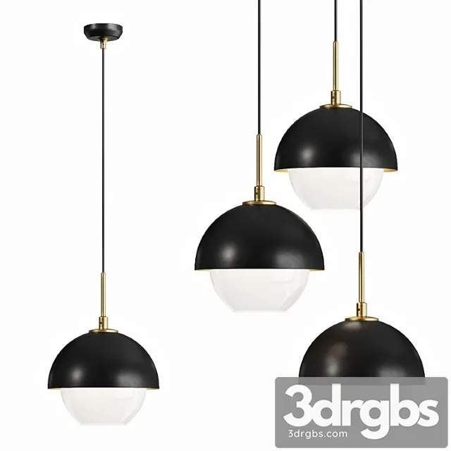 Scandinavian style pendant lamp olve 3D Model Free