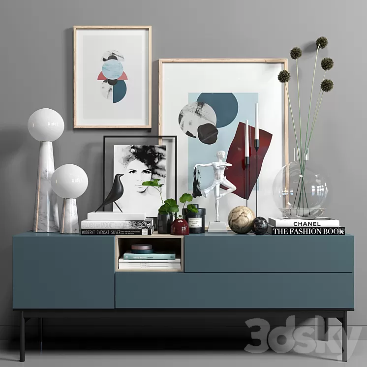 Scandinavian_set_010 3D Model