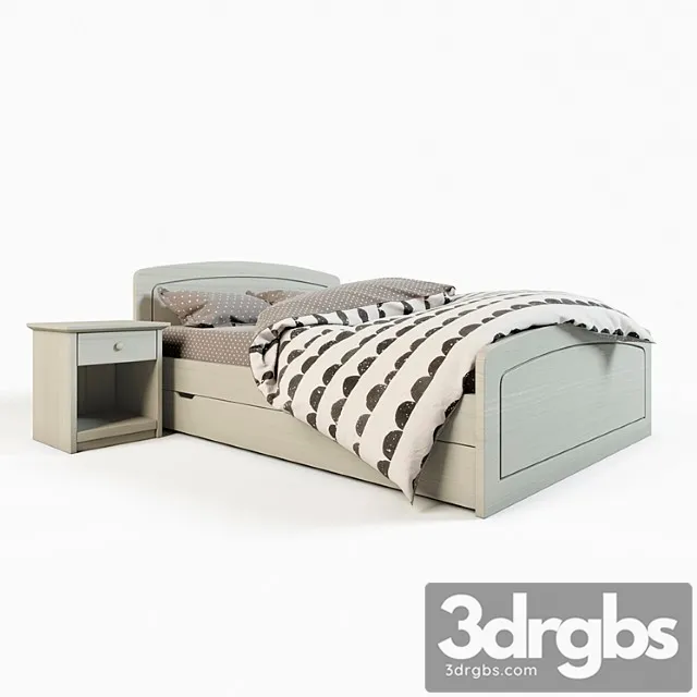 Scandola Bed 1 3D Model Free