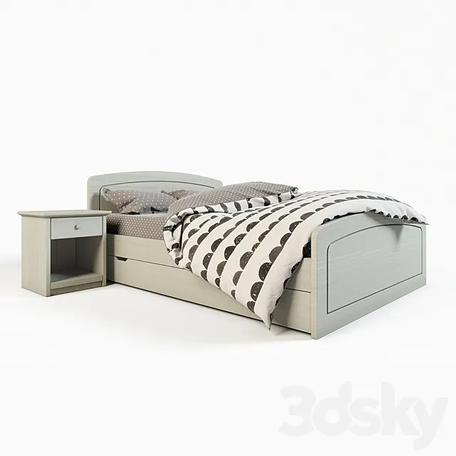 Scandola bed 3DModel