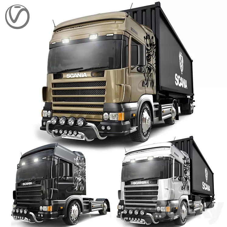 Scania 01 3D Model